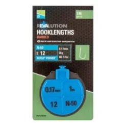 Preston N50 Revalution Hooklengths Barbed