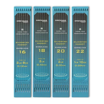 Drennan Hooks To Nylon Silverfish Maggot 16