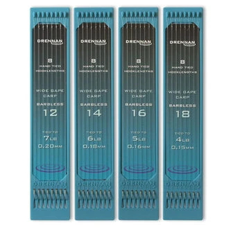 Drennan Hooks To Nylon Wide Gape Carp 16