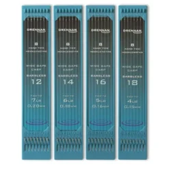 Drennan Hooks To Nylon Wide Gape Carp 18