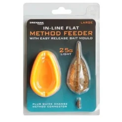 Drennan Flat Method Feeder & Mould Large