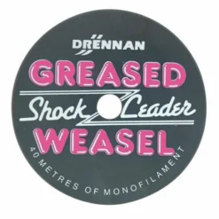 Drennan Greased Weasel Shock Leader Grey 40m