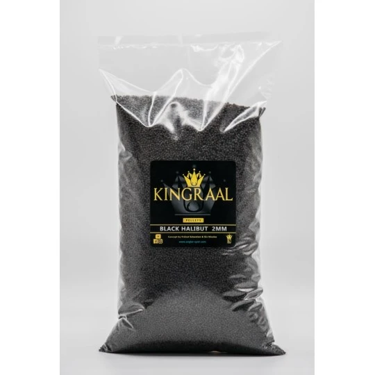 KINGRAAL Pellets Black Halibut 2mm - 2kg - Afbeelding 3