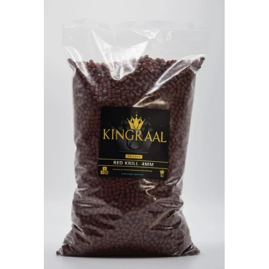 KINGRAAL Pellets Red Krill 4mm - 2kg - Afbeelding 3