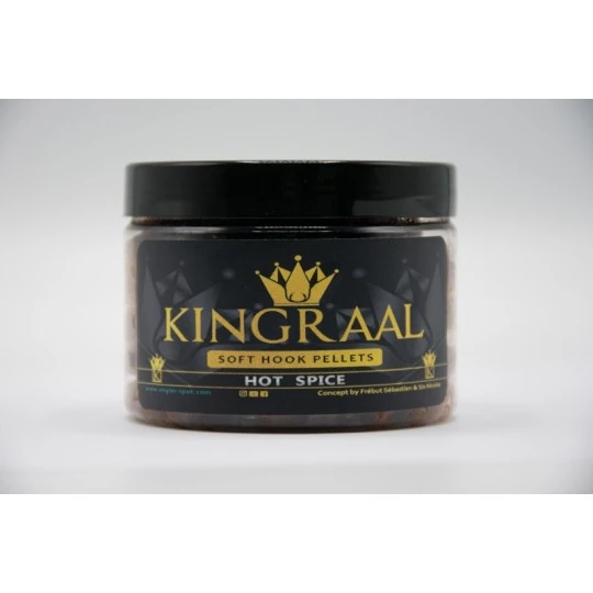 KINGRAAL Soft Hook Pellet 6mm Natural Hot Spice 100gr - Afbeelding 2
